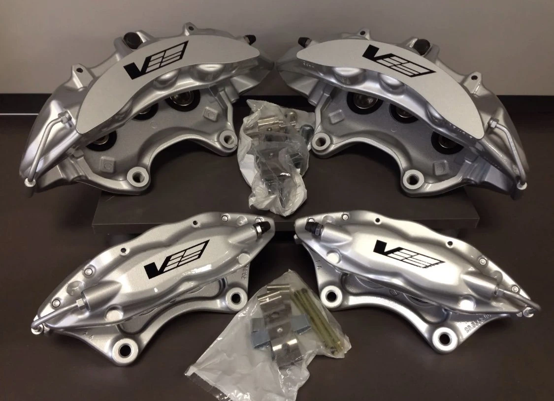 2004-2007 Cadillac CTS-V four-piston Brembo front calipers