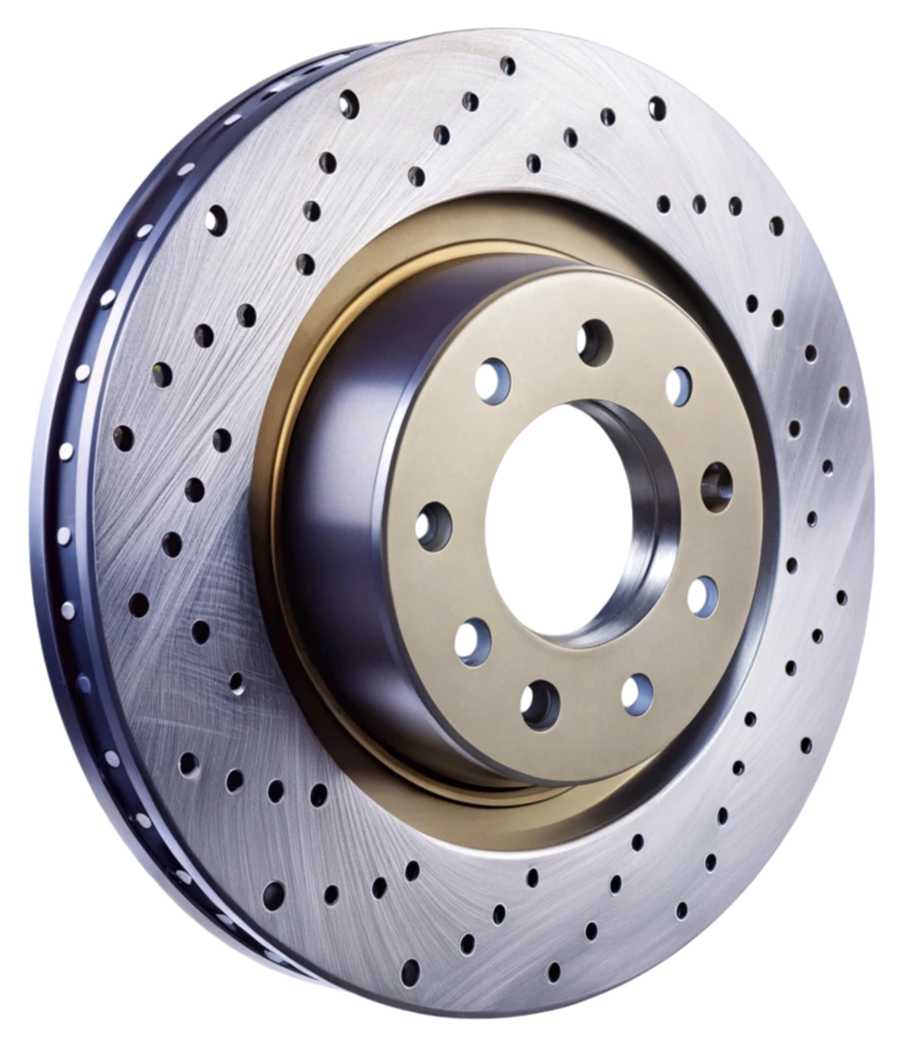 355 mm Mustang front rotor used with CTS-V Brembo W-Body conversion