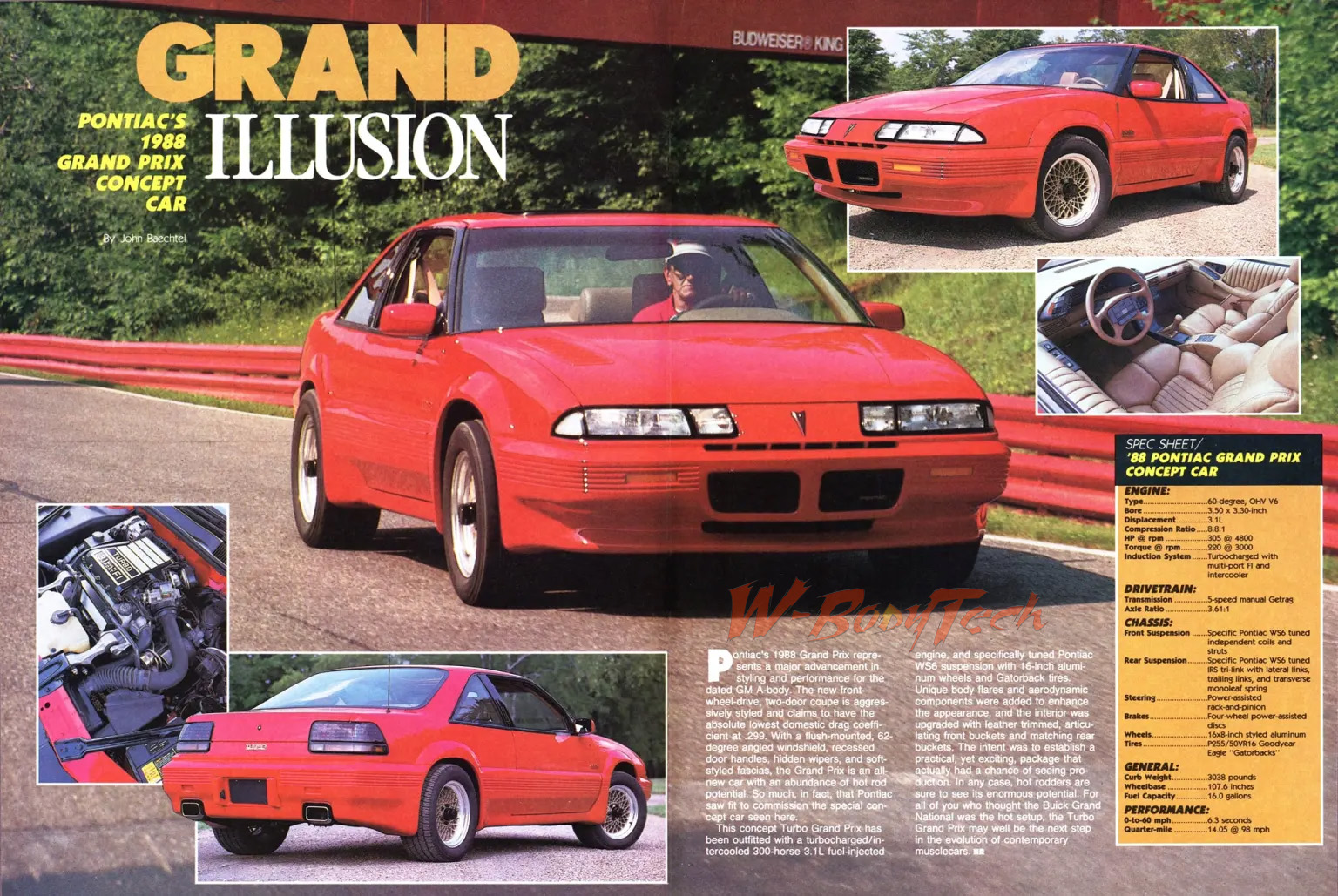 Period Grand Illusion Pontiac Grand Prix magazine feature