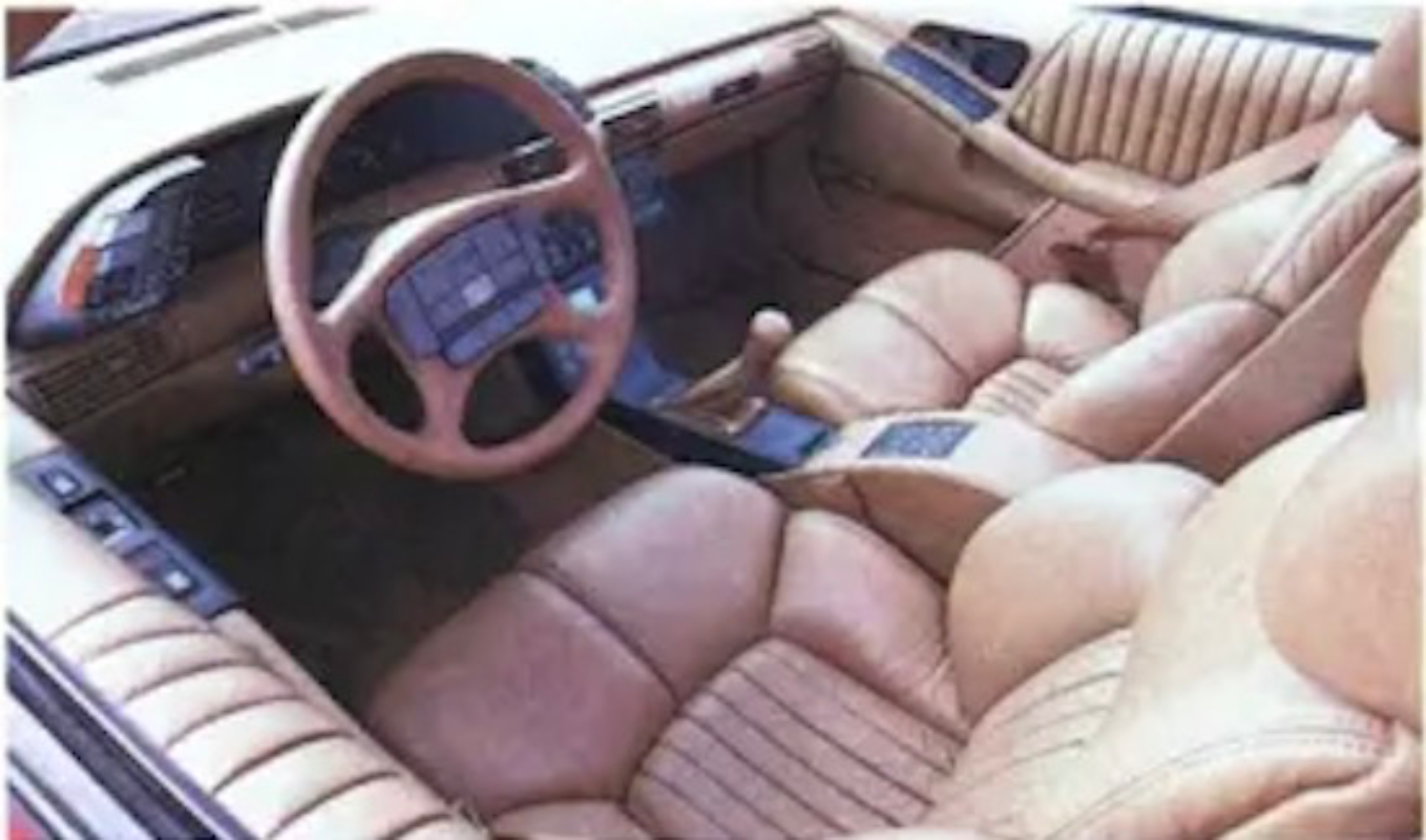 Pontiac Grand Illusion concept leather interior